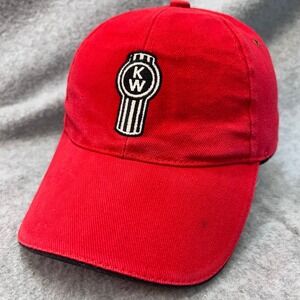 Kenworth Logo Mens Red Baseball Hat Trucker Adjustable OSFM